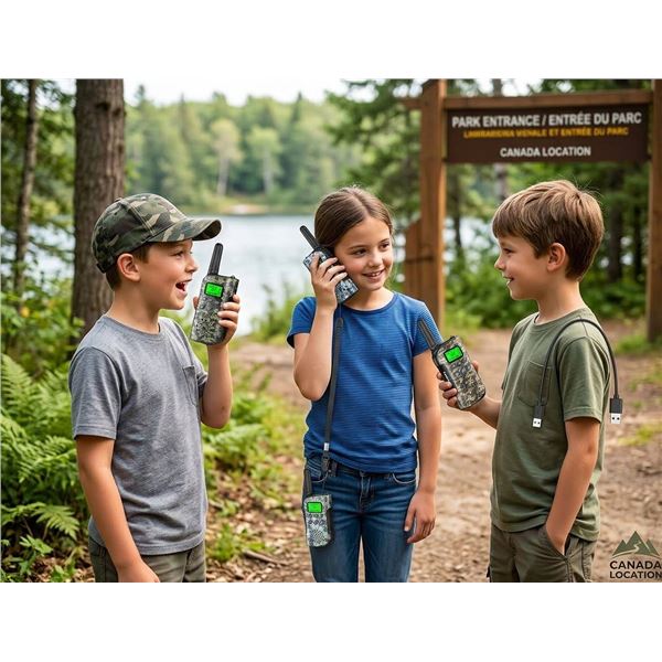 Inspireyes GL-528 Kids Walkie Talkies, 3 Pack