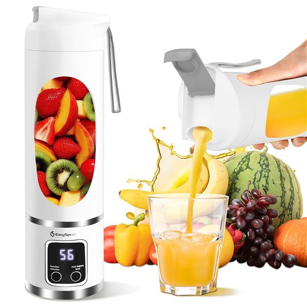 EasySpeed HS-860 500ml Portable Blender, White