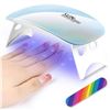 Image 1 : SUNmini UV LED Nail Lamp Blue 6W