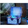 Image 1 : Treasure Chest Projection Night Light Blue