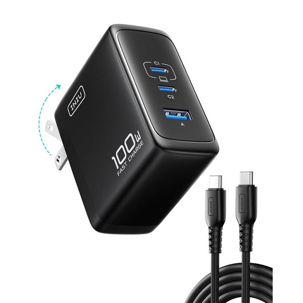 INIU 100W USB-C Charger AI-641 PowerCube Duo