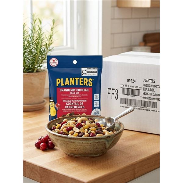Planters Cranberry Cocktail Trail Mix 12x100g