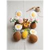 Image 1 : Handmade Crochet Flowers and Fruit Set
