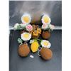 Image 2 : Handmade Crochet Flowers and Fruit Set