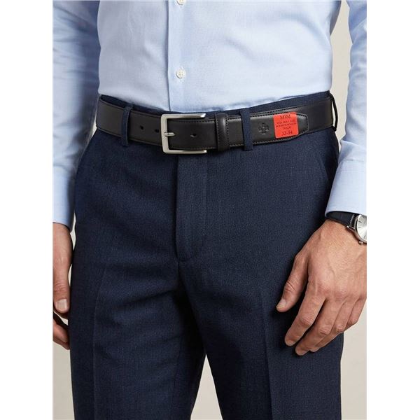 Vince Camuto Men's Black Leather Belt M/M