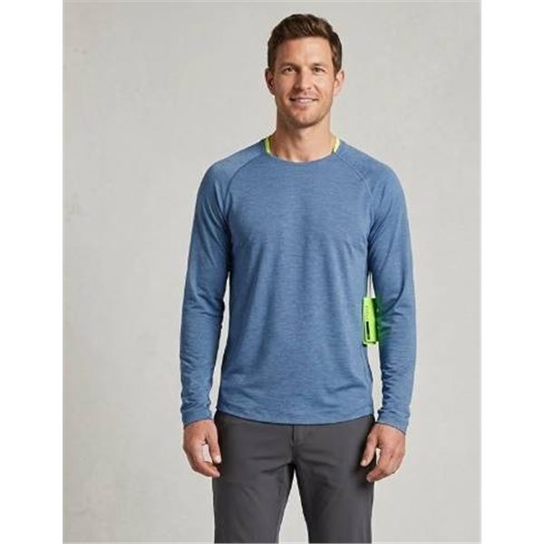 FWD Blue Recycled Polyester Long Sleeve Shirt