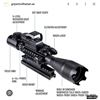 Image 1 : Pinty Rifle Scope 4-Inch High Riser Mount New