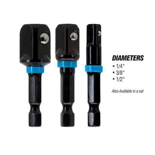 Spyder 3-Piece Impact Socket Driver Adapter Set