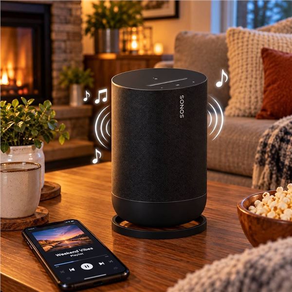 Sonos Move 2 Portable Smart Speaker Black