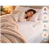 Image 1 : Blunique Heated Mattress Pad 60"x80" Grey