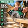 Image 1 : Metabo HPT 18V Cordless Circular Saw C18DBAL