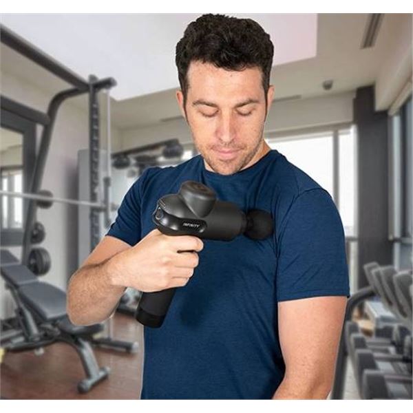 INFINITY Massage Gun With Attachments In Case