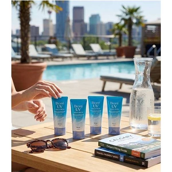 BiorÃ© UV Aqua Rich 4x50mL Weightless Moisturizer