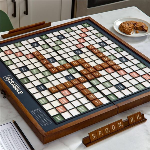 Scrabble Grand Edition Prestige Board Game