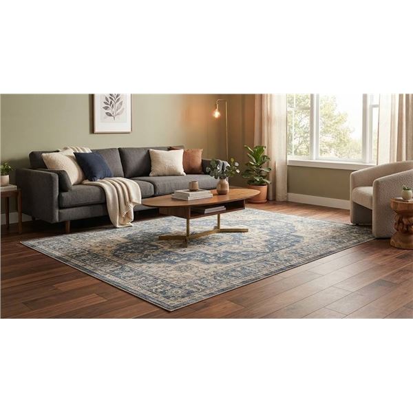 Wyatt & Ash Machine Washable Area Rug 72x108in