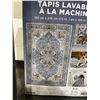 Image 3 : Wyatt & Ash Machine Washable Area Rug 72x108in