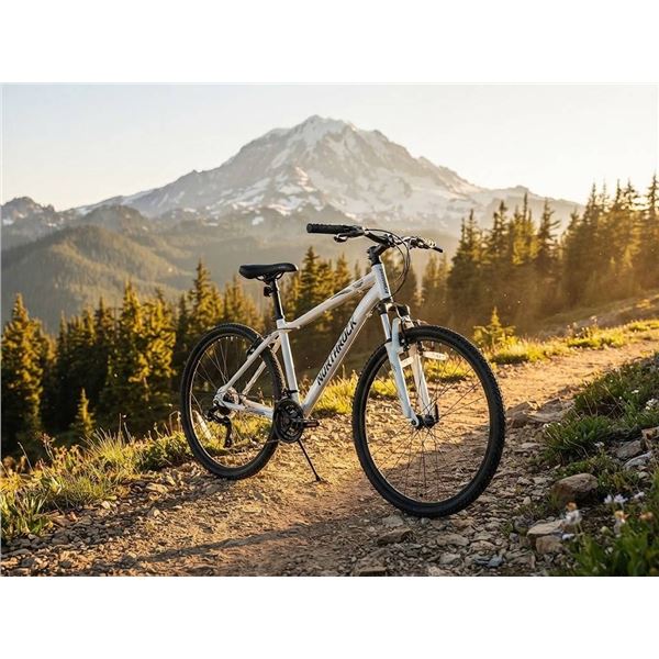 Northrock Mountain Bike White Aluminium 21 Speed