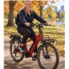 Image 1 : IGO Red Electric Bike with Rear and Front Racks, Key and Charger