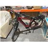 Image 2 : IGO Red Electric Bike with Rear and Front Racks, Key and Charger