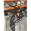 Image 4 : IGO Red Electric Bike with Rear and Front Racks, Key and Charger