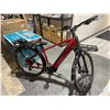 Image 5 : IGO Red Electric Bike with Rear and Front Racks, Key and Charger