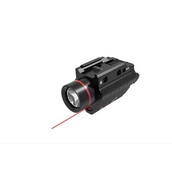 Feyachi Red Green Laser Flashlight Combo Black