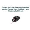 Image 3 : Feyachi Red Green Laser Flashlight Combo Black
