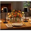 Image 1 : Mikasa Set of 2 Touch Control LED Lamps Black