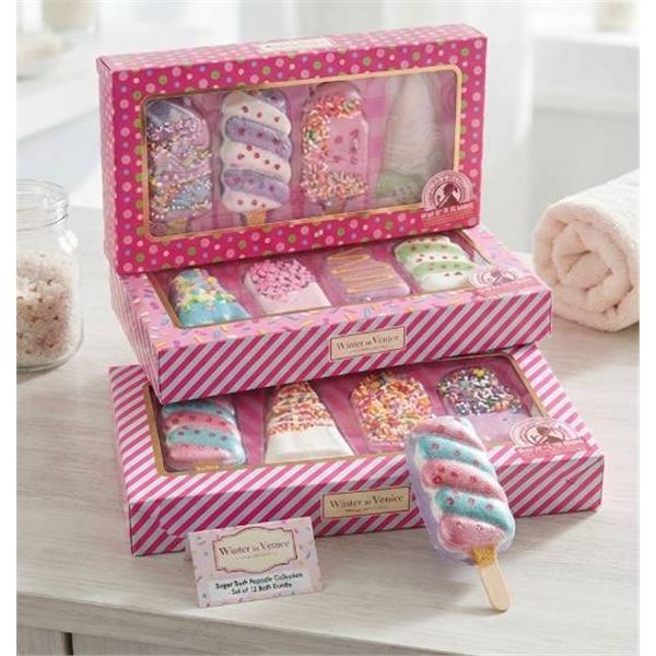 3 Popsicle Bath Bombs Gift Sets, 11 Pcs Total
