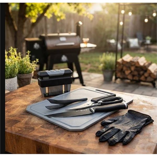 Pit Boss Food Prep Kit with Knife and Tools