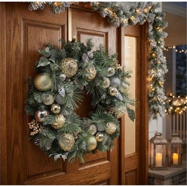 CGH 30 Inch Decorative Holiday Wreath