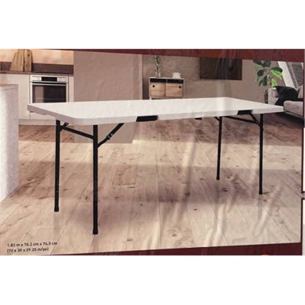 Plastic Commercial Fold-in-Half Table 1.83m