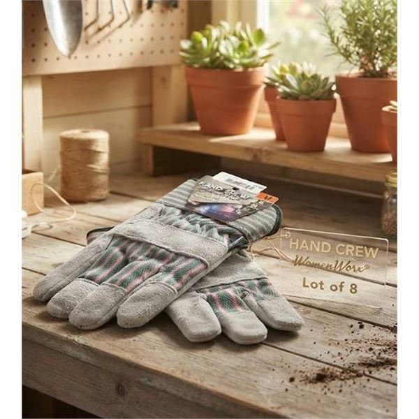 Hand Crew WomenWorx Leather Palm Gloves M