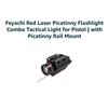 Image 3 : Feyachi Red Laser Flashlight Combo for Pistol