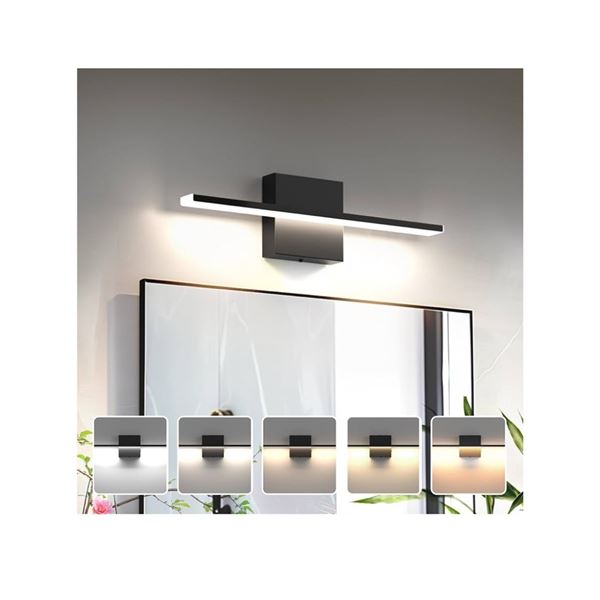 Aogled LED Bathroom Vanity Light 16in 1020lm Black