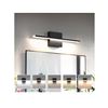 Image 1 : Aogled LED Bathroom Vanity Light 16in 1020lm Black