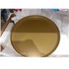 Image 4 : Round Metal Side Table Gold 42cm Made In China