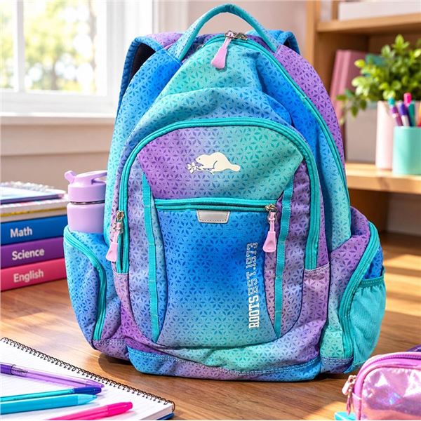 Roots Gradient Blue Purple Backpack