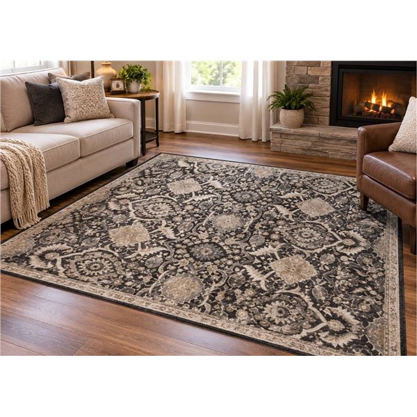 Wyatt & Ash Machine Washable Area Rug 72x108in