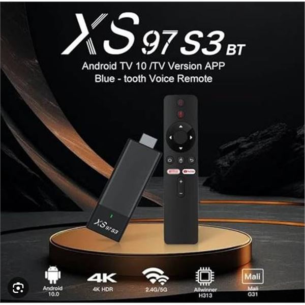 XS 97 S3 Android TV Stick 4K Streaming Device