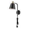 Image 2 : Globe Lex Wall Sconce Plug-In or Hardwired