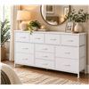 Image 1 : Black 9-Drawer Dresser, 43 Inch, H0102199