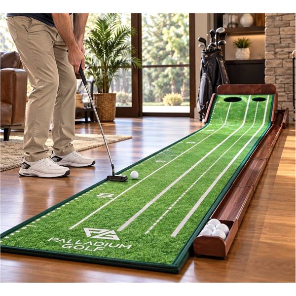Palladium Golf Practice Putting Mat, 9.5 Ft