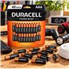 Image 1 : Duracell AAA Alkaline Batteries 40 Pack