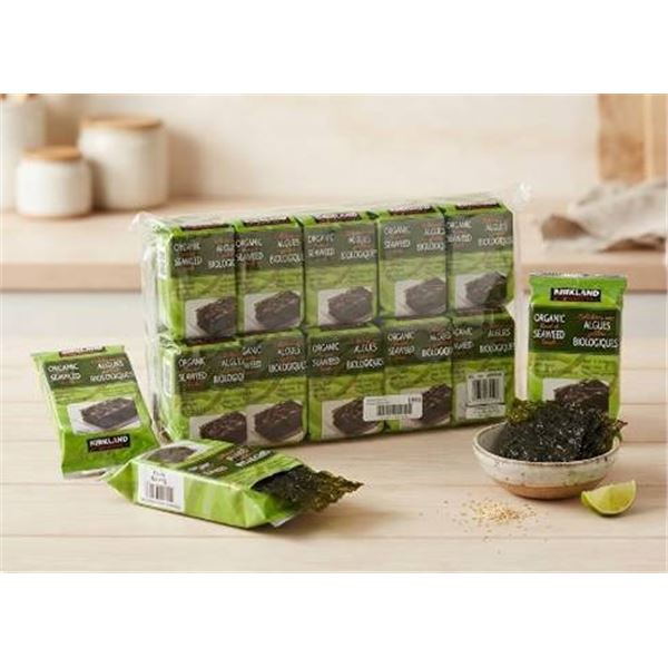 Organic Roasted Seaweed Snack 10x17g Packs