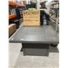 Image 2 : Outdoor Gas Fire Pit Table 42" Square Wicker Base