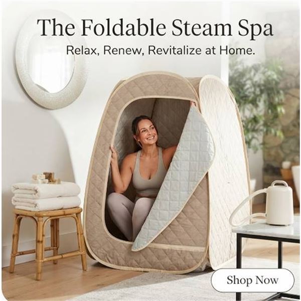Homedics Sauna Tent With Frame And Heater