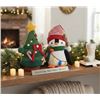 Image 1 : Knit Holiday Shelf Sitters Penguin And Tree