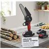 Image 1 : HITRENDS D-06 6-Inch Mini Cordless Chainsaw Kit