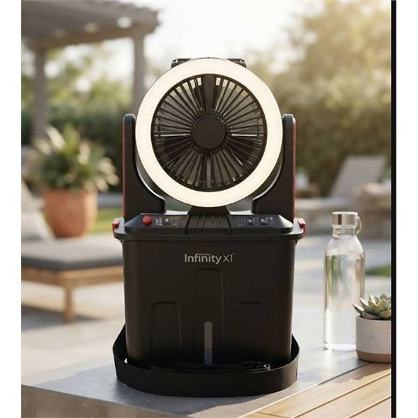 Infinity X1 Portable Fan And Cooler With Light